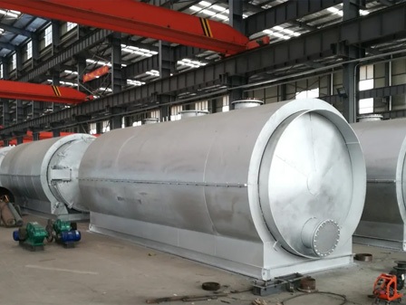 15 Ton Batch Tire Pyrolysis Plant Sold To Brazil