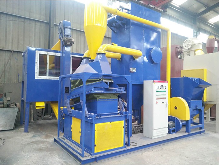 Cable wire recycling machine