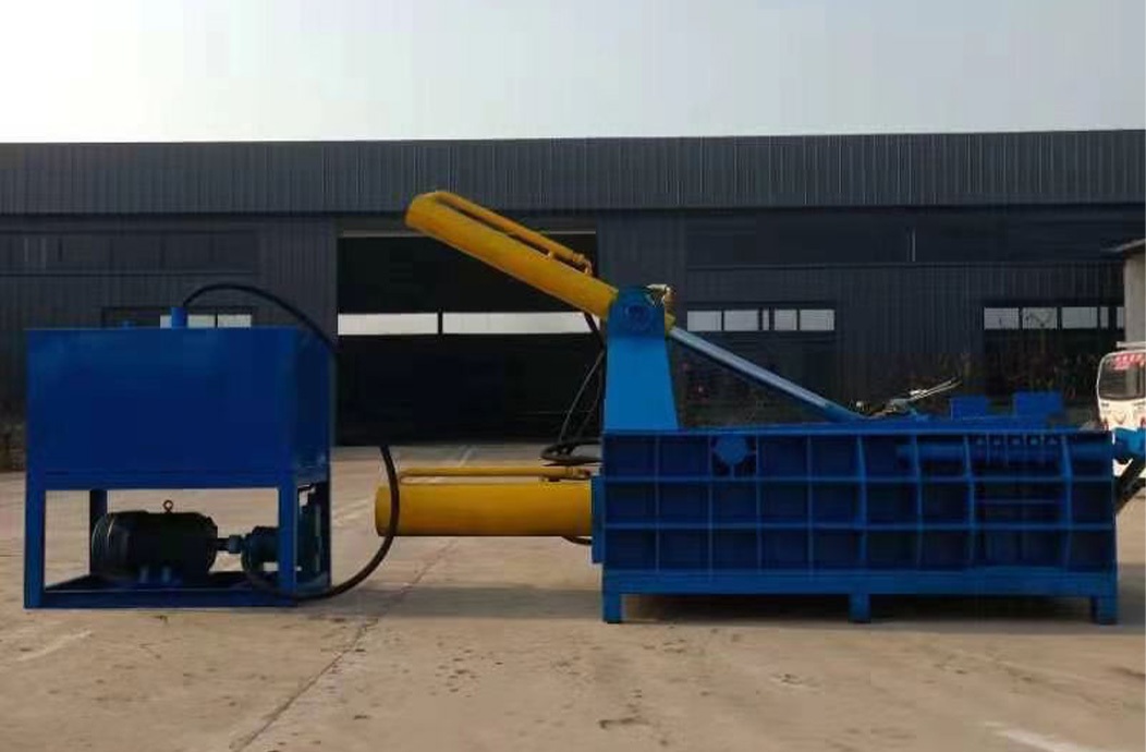 The metal baler machine
