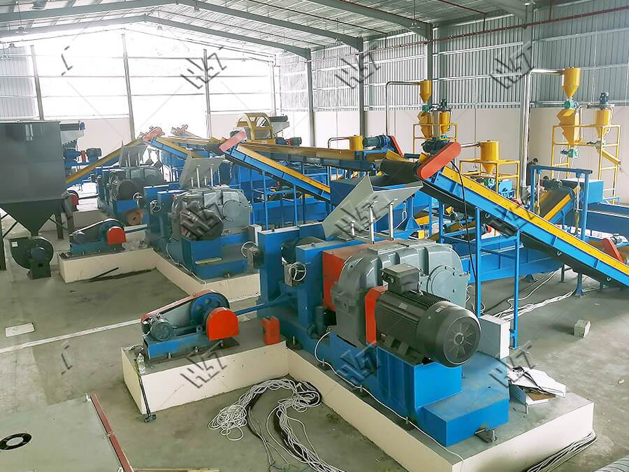 6T/H Tire Crushing Line in Oman