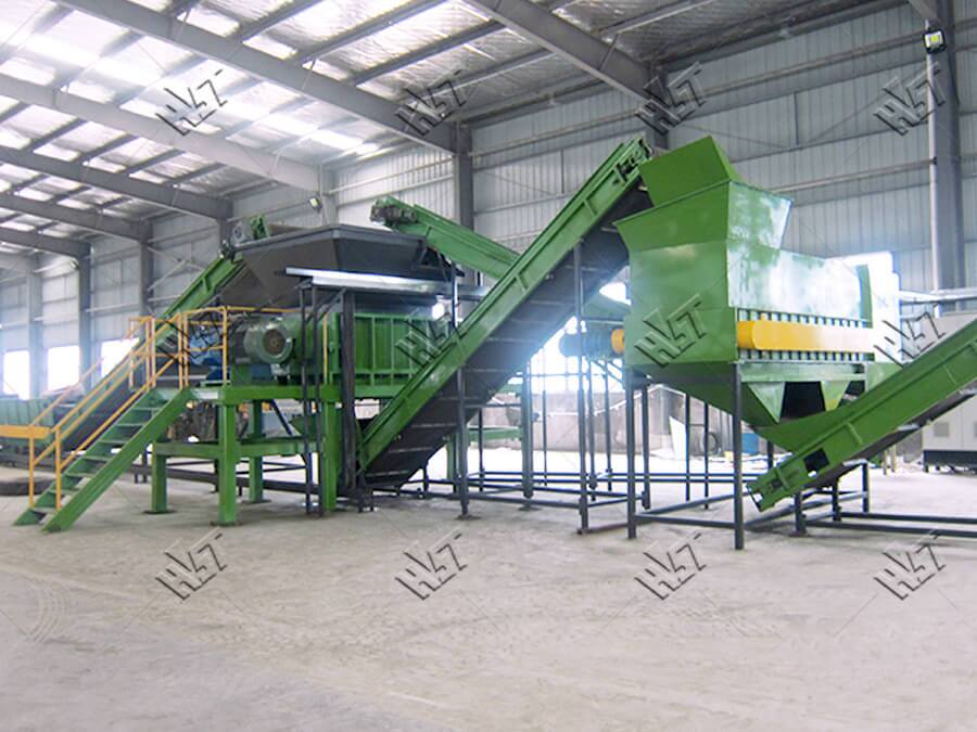 2T/H Tire Mulch Recycling Plant In Senegal